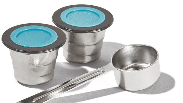 Aldi's Special Buys reusable coffee pods are eco friendly, $9.99. 