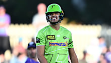 Sam Konstas pictured in action for the Sydney Thunder.