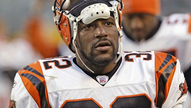 Rudi Johnson with the Cincinnati Bengals in 2003.