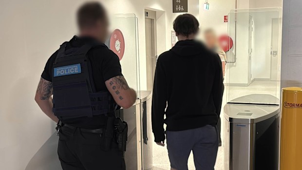 The man allegedly had videos showing violent killings on his phone.