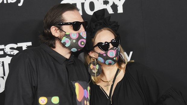 Daniel Bernad and Sia in December 2021.