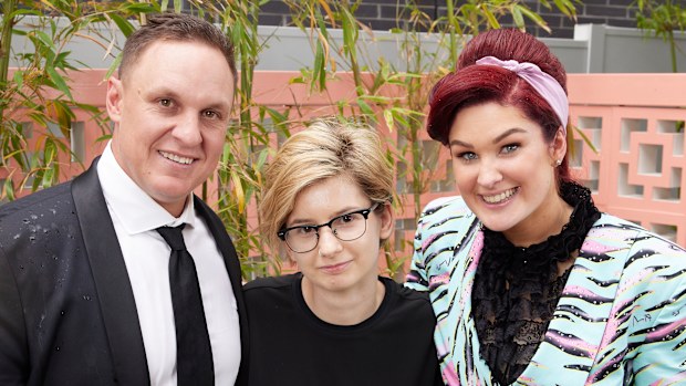 The Block 2020 couple Jimmy and Tam with buyer Emese.