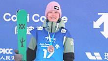Indra BROWN, AUS, Bib Number 17, Podium Photo , Women's Freeski Halfpipe at FIS Freeski World Cup 2025-26 in Secret Garden, China, 2025-12-13, Photo Credit: Li Runsheng
