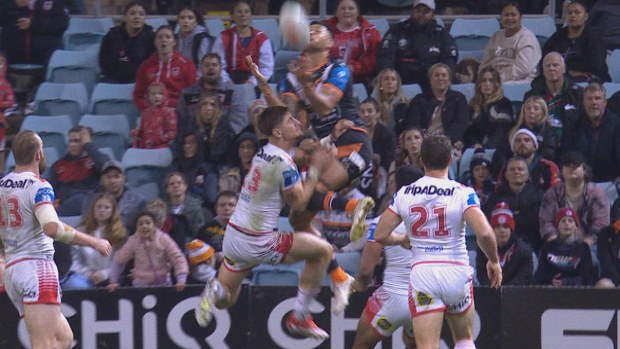 Zac Lomax was put on report for an ugly mid-air collision with Solomon Alaimalo.