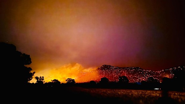 GRAMPIANS FIRE: Victorian bushfires. 2.2.25