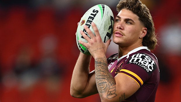 Reece Walsh of the Broncos.