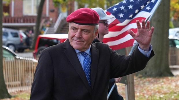 New York City mayoral candidate Curtis Sliwa.