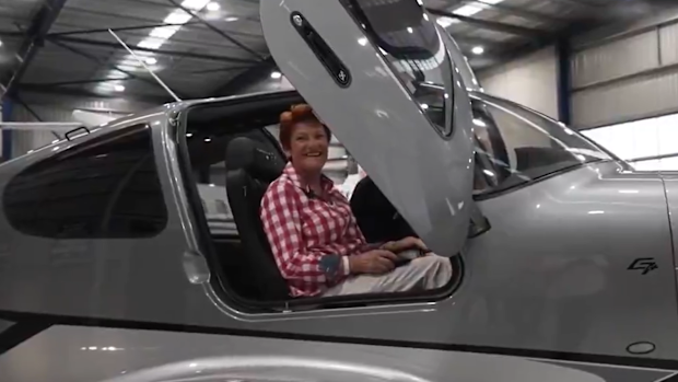 One Nation Leader Pauline Hanson has been gifted a private plane and $1 million ahead of the party's first federal test at next week's Farrer by-election. 