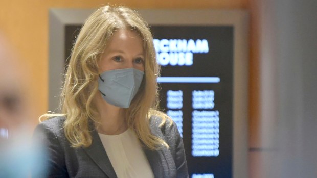 Elizabeth Holmes walked into the federal courthouse for her trial in San Jose, California. 