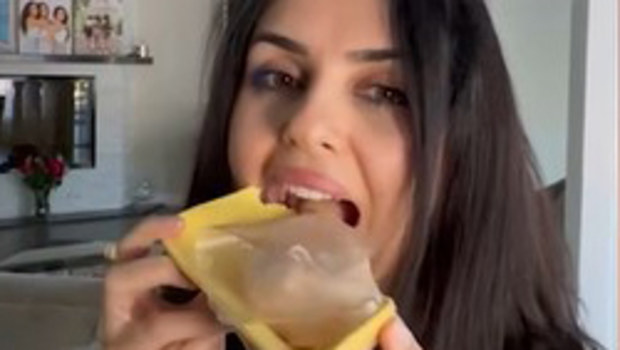 Tiktoker @cakesbymarian eats raw chicken illusion