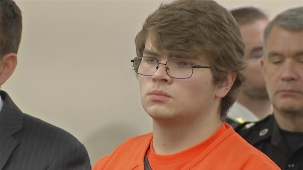 Payton Gendron listens as he is sentenced on Wednesday, Feb. 15, 2023 in Buffalo, N.Y