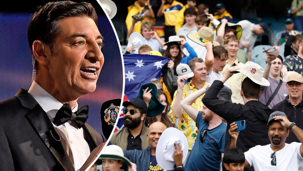 Basil Zempilas took a pop at the MCG Test crowd.