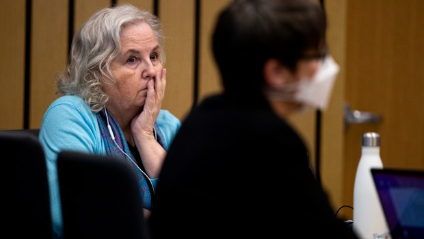 Romance writer Nancy Crampton Brophy, left, accused of killing her husband, Dan Brophy, in June 2018,.
