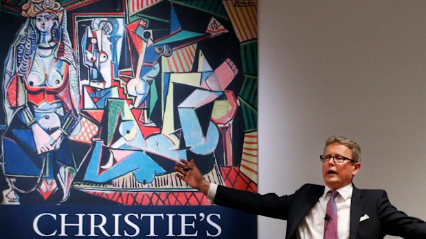 The painting was sold at Christie's auction house in New York. (AAP)