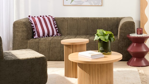 Kmart new living range collapsable couch 