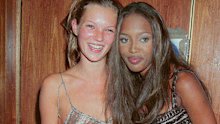 Kate Moss brought the nude dress to a whole new level of fame in the '90s. 