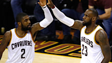 in Game 4 of the 2017 NBA Finals at Quicken Loans Arena on June 9, 2017 in Cleveland, Ohio. NOTE TO USER: User expressly acknowledges and agrees that, by downloading and or using this photograph, User is consenting to the terms and conditions of the Getty Images License Agreement.