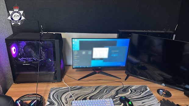 Police seized a number of electronic devices, and the boy could face over 20 years' imprisonment if found guilty of the charges.