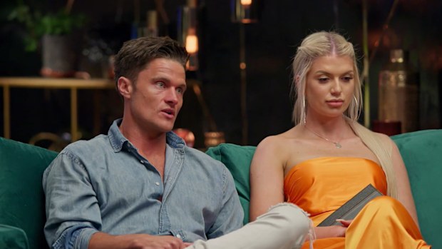 Caitlin and Shannon at Commitment Ceremony Season 10 MAFS 2023