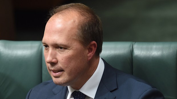 Home Affairs Minister Peter Dutton. (AAP).