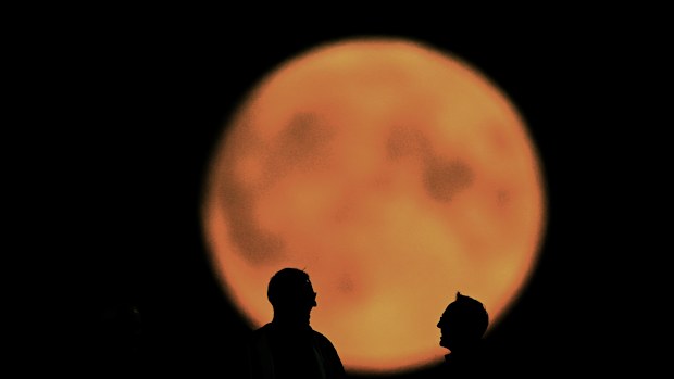 Supermoon blue moon