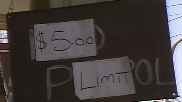 Fuel rationing in the 1970s