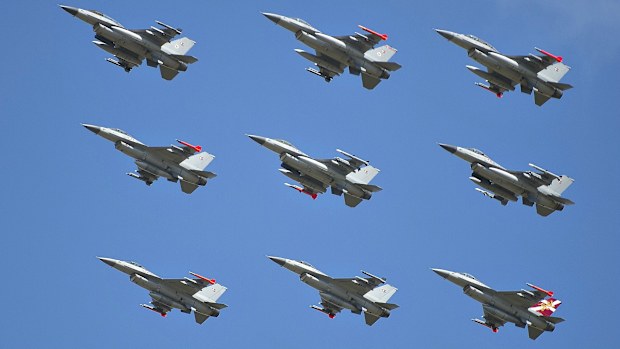 Denmark will send a number of fighter jets to join the anti-ISIL fight. (Getty)