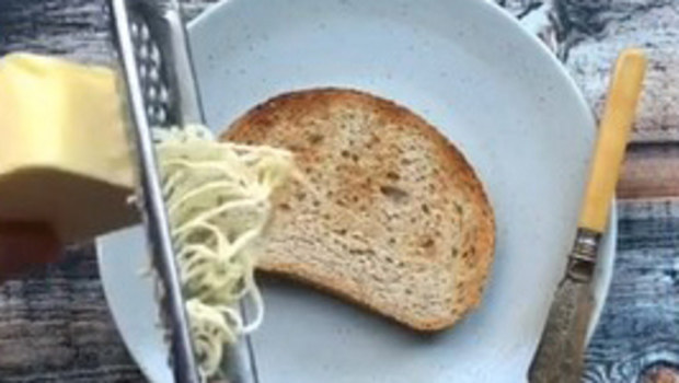 Grating butter is the ultimate kitchen trick