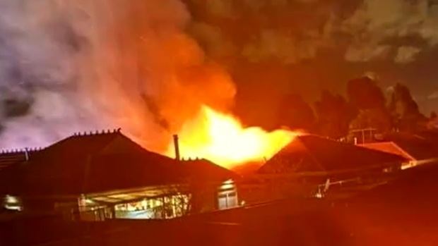 Fire at home in Hillside, Melbourne