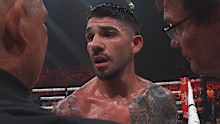 Michael Zerafa pleads that he can't see. 