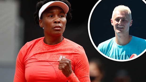 Venus Williams and Bernard Tomic