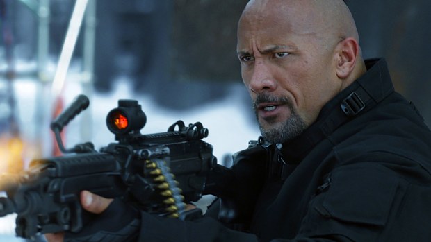 Dwayne Johnson in the movie,  'The Fate of the Furious'