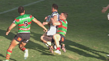 Jack Wighton's tackle on Scott Drinkwater. 