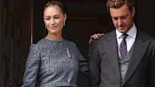 Beatrice Borromeo and Pierre Casiraghi attend the Monaco National Day 2025on November 19, 2025 in Monaco, Monaco. (Photo by Pascal Le Segretain/Getty Images)