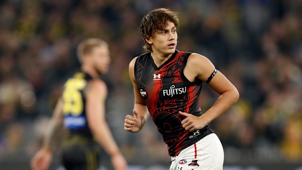 Tex Wanganeen, 2022'de Essendon formasıyla.