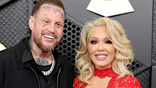 Jelly Roll and Bunnie Xo at the 68th GRAMMY Awards at Crypto.com Arena on February 1, 2026 in Los Angeles, California.