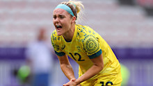 Ellie Carpenter during the Olympics.