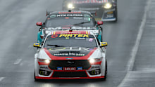 Brodie Kostecki leads the pack in Race 32 of the Adelaide Grand Final round.