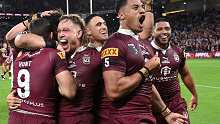 BRISBANE, AUSTRALIA - JUNE 21: during game two of the State of Origin series between the Queensland Maroons and the New South Wales Blues at Suncorp Stadium on June 21, 2023 in Brisbane, Australia. (Photo by Bradley Kanaris/Getty Images)