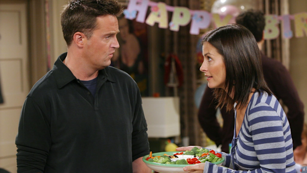 Monica Geller and Chandler Bing