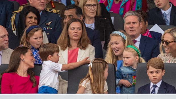 Little Lena Tindall refuses to share her lollies with Prince Louis.