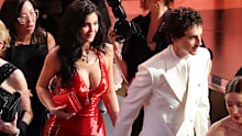 Kylie Jenner and Timothée Chalamet at the 98th Annual Oscars held at Dolby Theatre on March 15, 2026 in Hollywood, California.