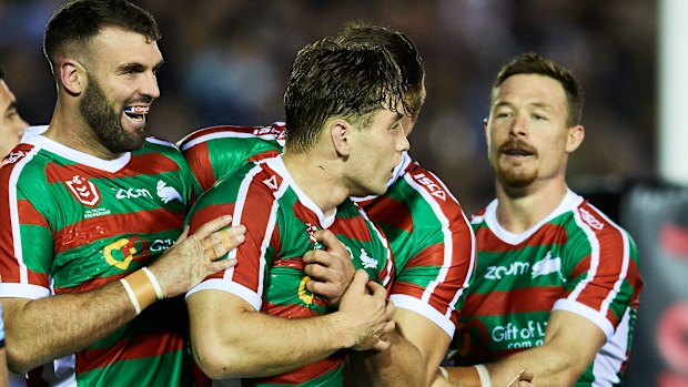 Cameron Murray is front and centre for the Rabbitohs.