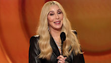 Cher speaks onstage during the 68th GRAMMY Awards at Crypto.com Arena on February 01, 2026 in Los Angeles, California. 