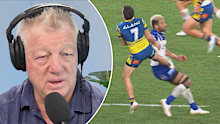 Phil Gould reacts to Viliame Kikau's sin bin