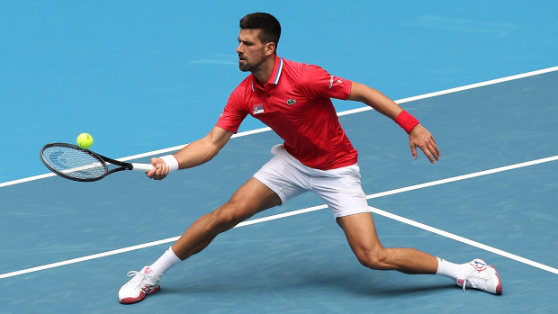Novak Djokovic dominated.