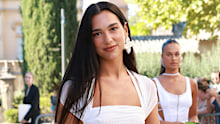CHARLEVAL, FRANCE - AUGUST 27: Dua Lipa attends the wedding Of Simon Porte Jacquemus And  Marco Maestri on August 27, 2022 in Charleval, France. (Photo by Arnold Jerocki/Getty Images)