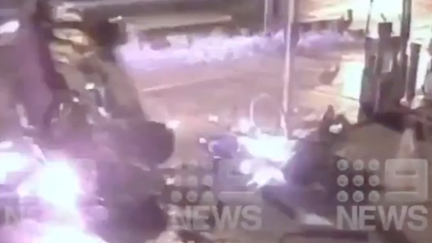 Oakleigh South: CCTV captures moment car crashes into Melbourne petrol ...