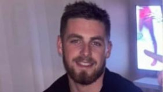 A tradie from Ireland is in an induced coma with brain damage after falling xx while jumping into a pool on Christmas Day.Cathal Canavan, 24, was one of thousands of travellers at Bronte Beach on December 25.