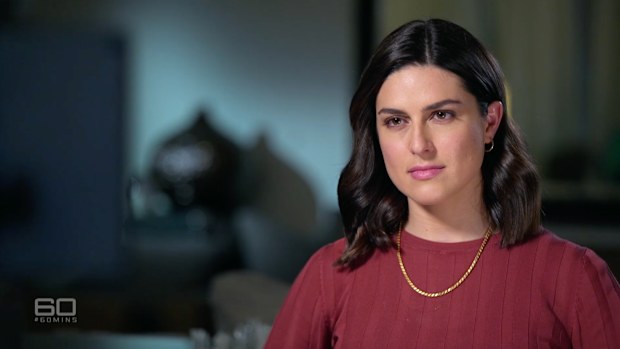 60 Minutes reporter Sarah Abo.